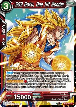 SS3 Goku, One Hit Wonder - Pre-Release