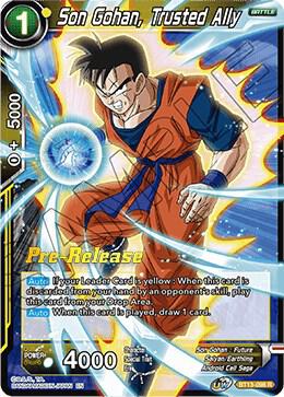 Son Gohan, Trusted Ally - Supreme Rivalry Pre-Release Cards (DBS-B13PRE)