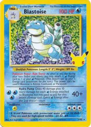 Blastoise 2/102