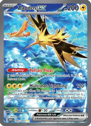 Zapdos Ex 202/165