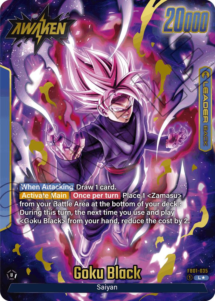 Goku Black - FB01-035 (Alternate Art)