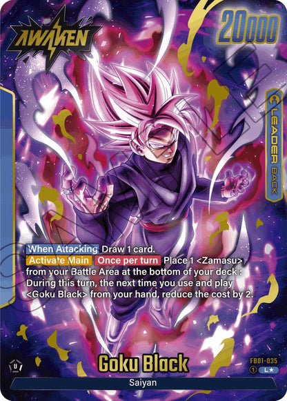 Goku Black - FB01-035 (Alternate Art)