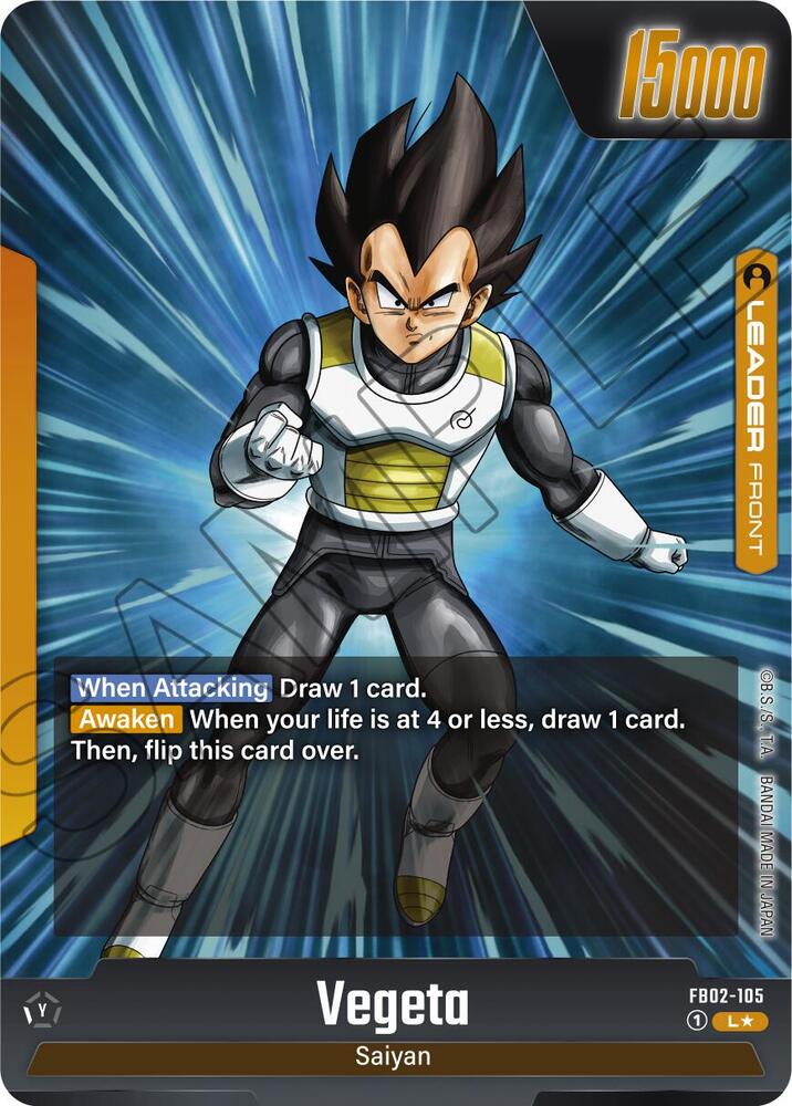 Vegeta - FB02-105 (Alternate Art)