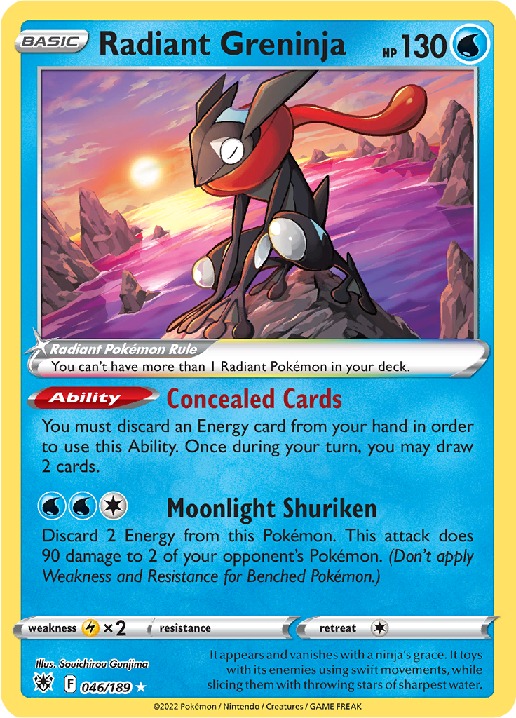 Radiant Greninja 046/189