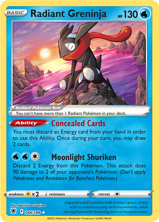 Radiant Greninja 046/189