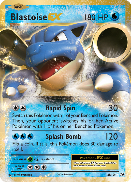 Blastoise EX - 21/108