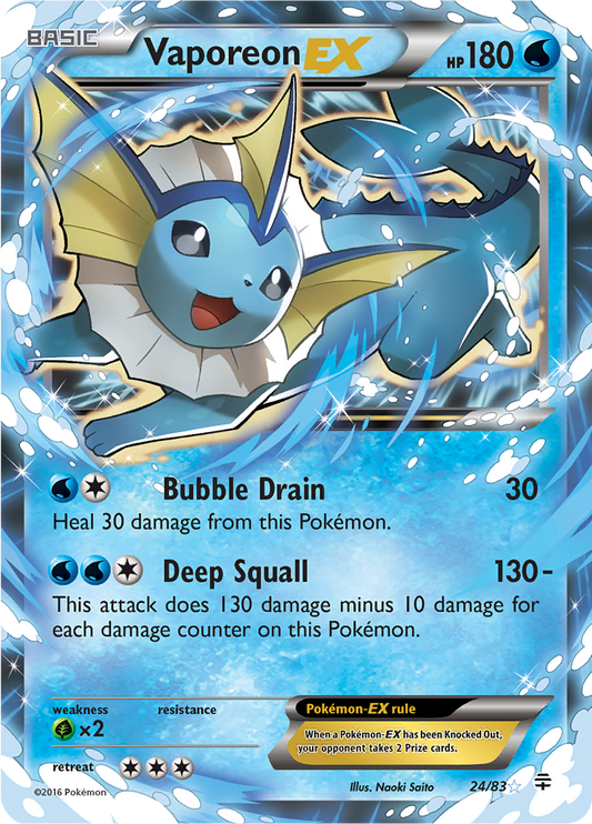 Vaporeon EX - 24/83