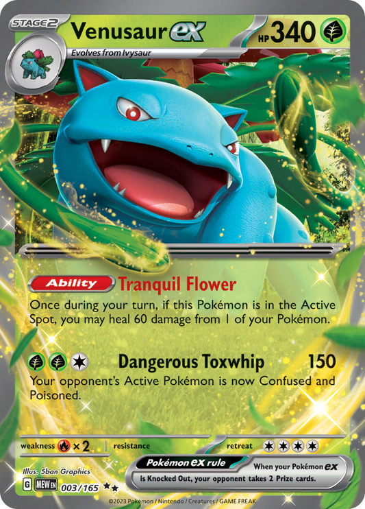 Venusaur Ex 003/165