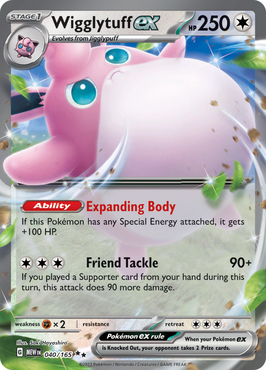 Wigglytuff Ex 040/165