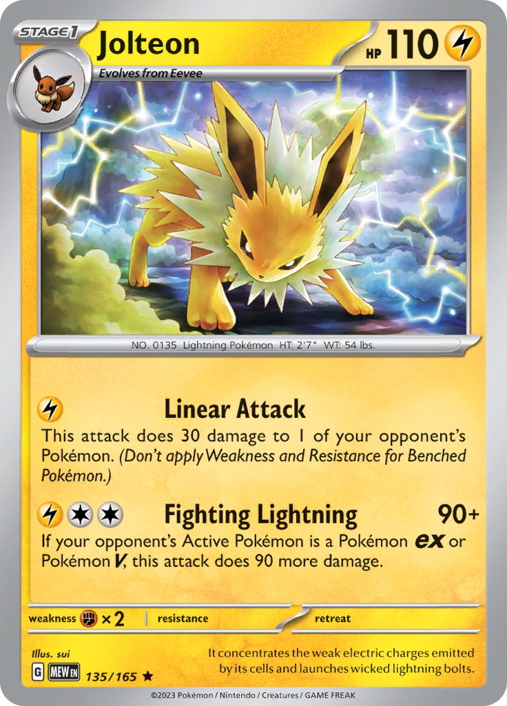 Jolteon - 135/165