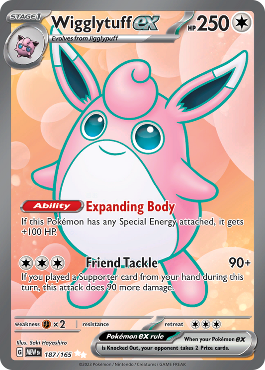 Wigglytuff Ex 187/165