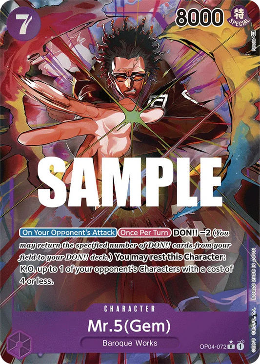 Mr.5 (Gem) (Alternate Art) OP04-072