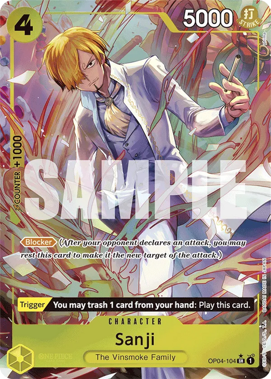 Sanji (OP04-104) (Alternate Art)