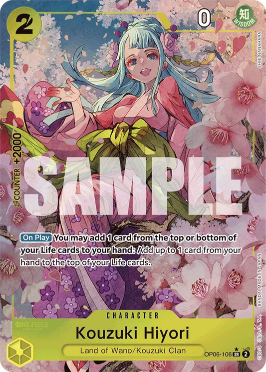 Kouzuki Hiyori (Alternate Art) OP06-106