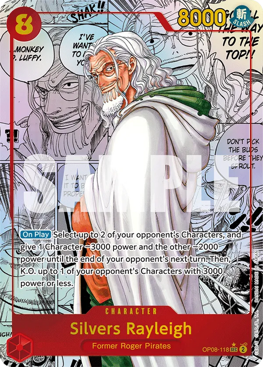 Silvers Rayleigh OP08-118 (Parallel) (Manga)