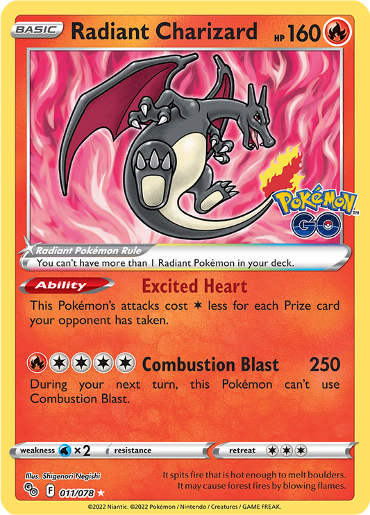 Radiant Charizard 011/078