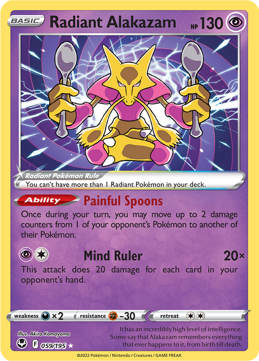 Radiant Alakazam 059/195