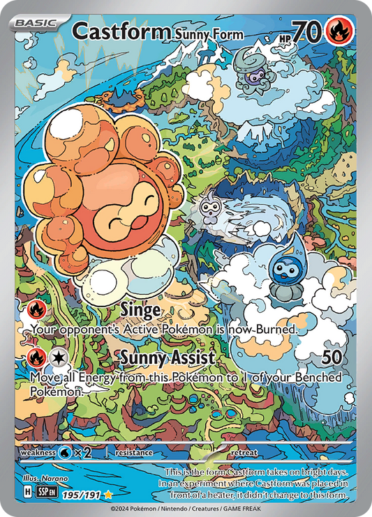 Castform Sunny Form 195/191