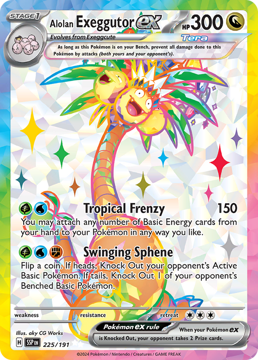 Alolan Exeggutor Ex 225/191