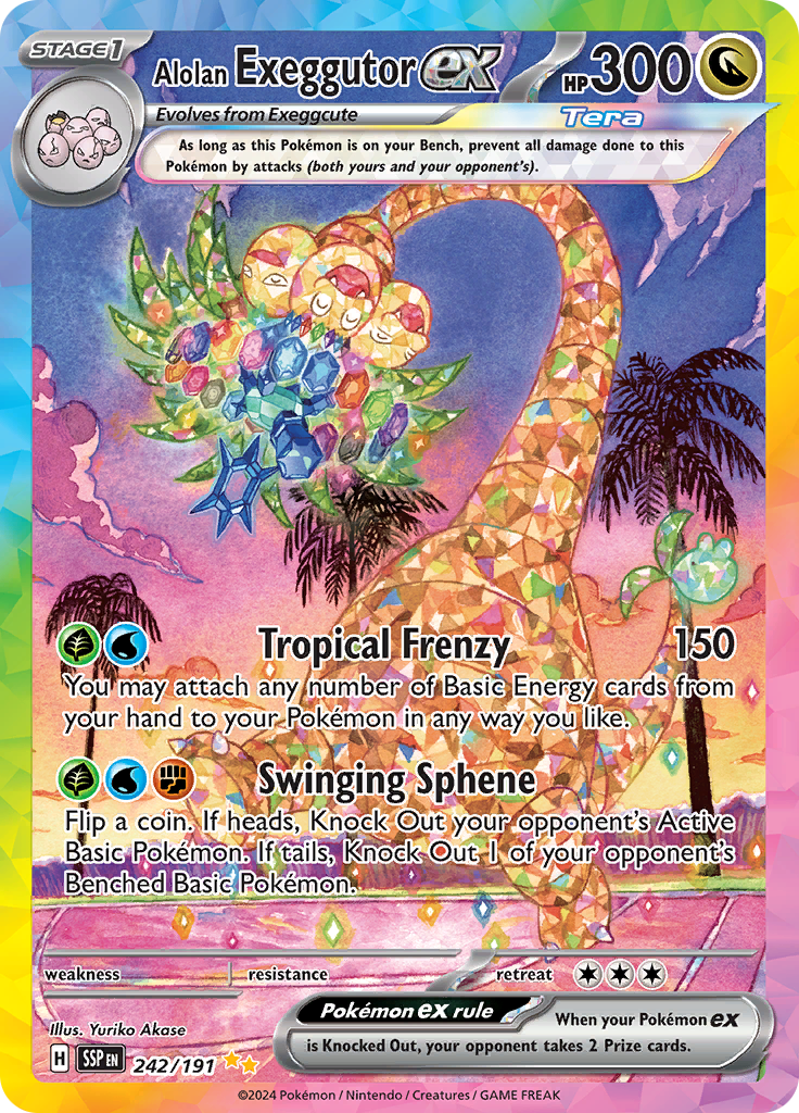 Alolan Exeggutor Ex - 242/191