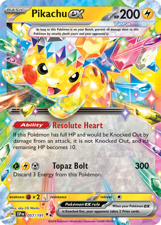 Pikachu Ex - 057/191