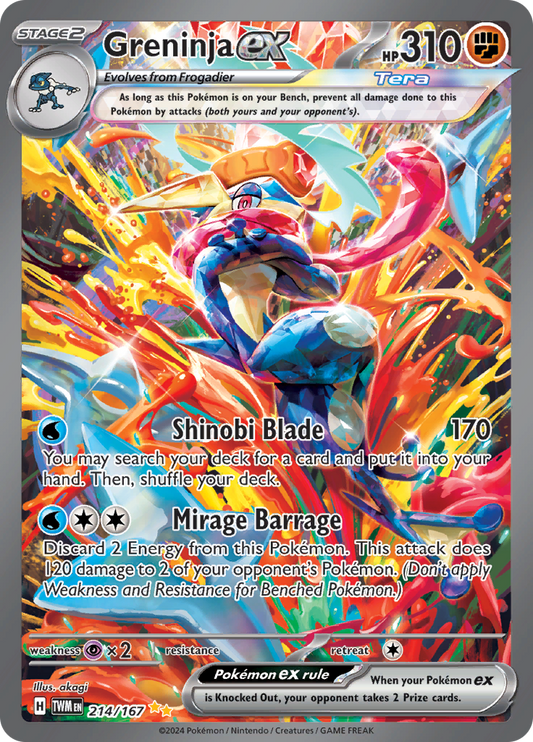 Greninja Ex - 214/167