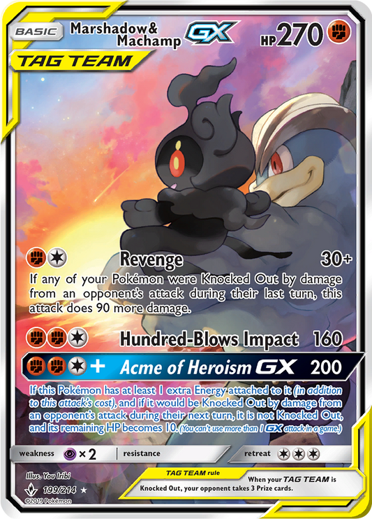 Marshadow & Machamp GX - 199/214