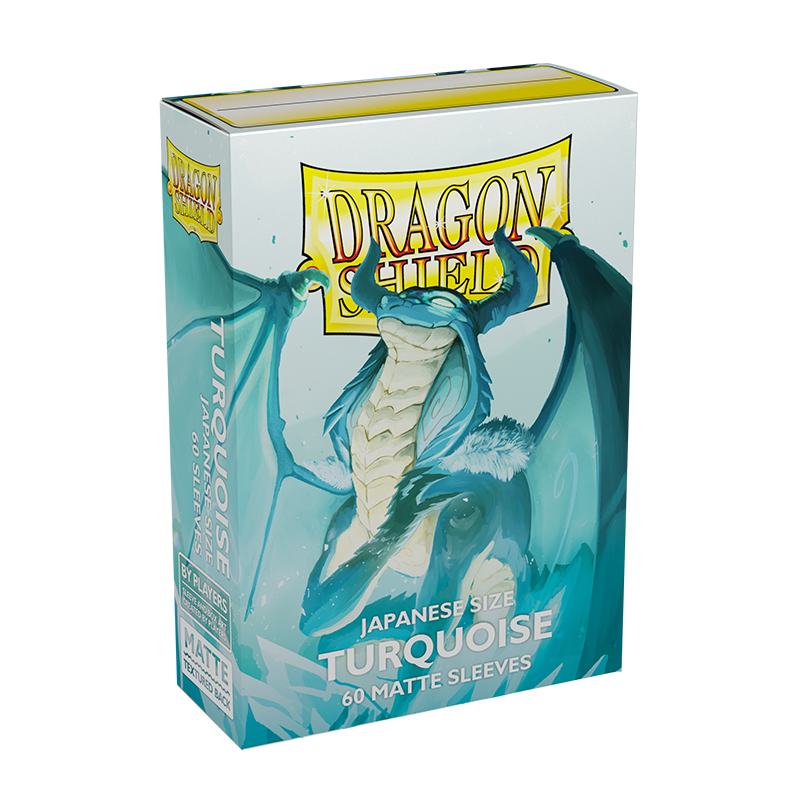 Dragon Shield - Sleeves Japanese Size Matte (60un) "Turquoise"