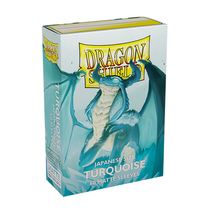 Dragon Shield - Sleeves Japanese Size Matte (60un) "Turquoise"