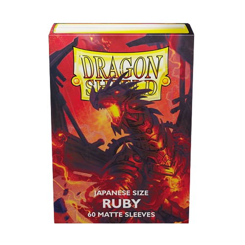 Dragon Shield - Sleeves Japanese Size Matte (60un) "Ruby"