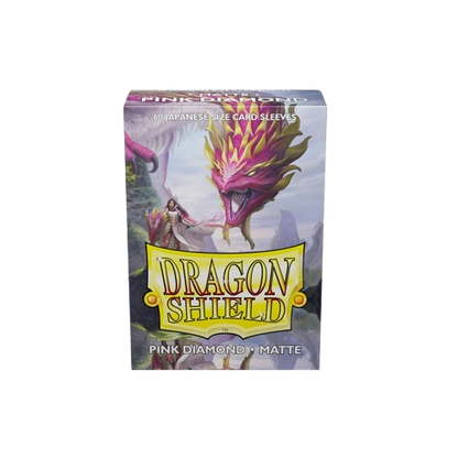 Dragon Shield - Sleeves Japanese Size Matte (60un) "Pink Diamond"