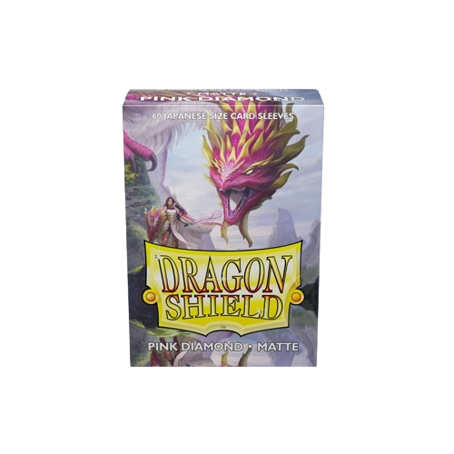 Dragon Shield - Sleeves Japanese Size Matte (60un) "Pink Diamond"