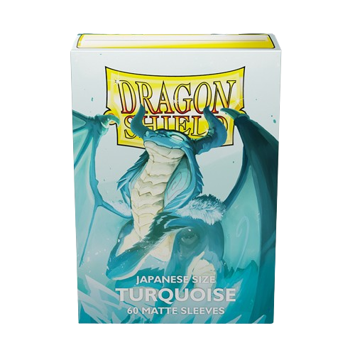 Dragon Shield - Sleeves Japanese Size Matte (60un) "Turquoise"