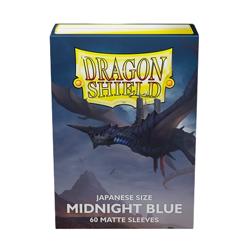 Dragon Shield - Sleeves Japanese Size Matte (60un) "Midnight Blue"