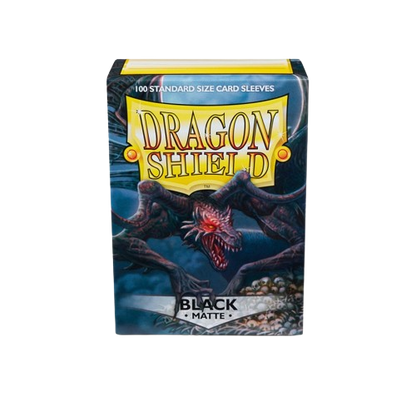 Dragon Shield - Sleeves Standard Size Matte (100un) "Black"